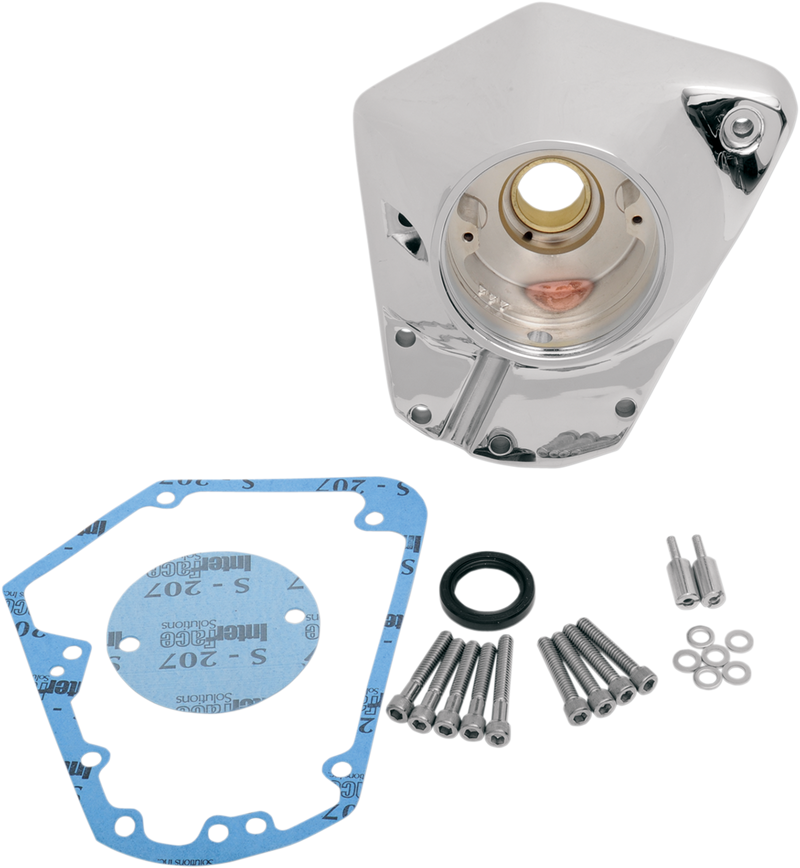 DRAG SPECIALTIES Cam Cover - Chrome - Big Twin 35-0025