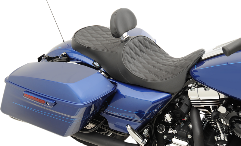 DRAG SPECIALTIES Low Forward Touring Seat - Diamond - FL '08-'22 0801-1011