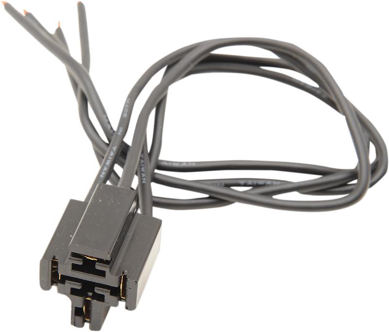DRAG SPECIALTIES Relay Socket Assembly - Black Wires MC-DRAG041