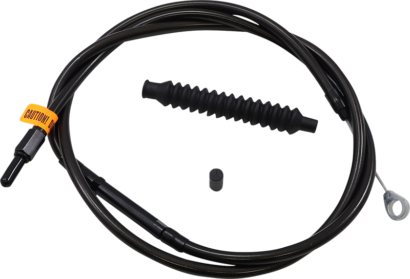 LA CHOPPERS Clutch Cable - 12" - 14" Ape Hanger Handlebars - Midnight LA-8005C13M