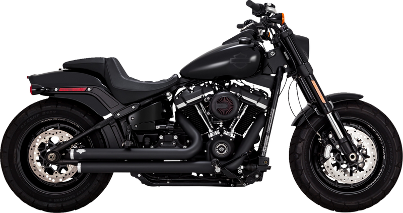 VANCE & HINES Big Shots Staggered Exhaust System - Black 47341