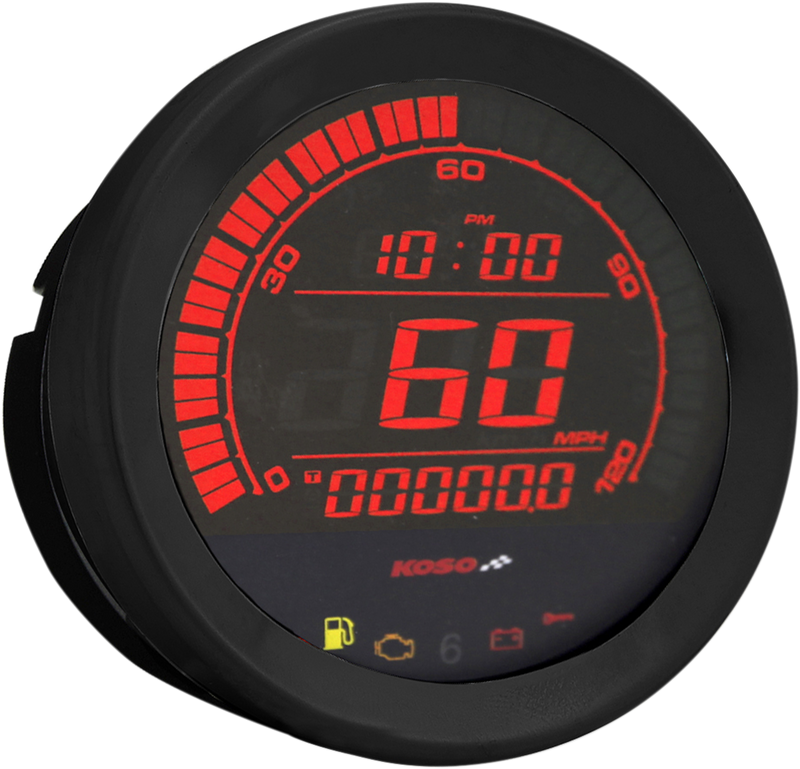 KOSO NORTH AMERICA 4" Speedometer - Black BA051010