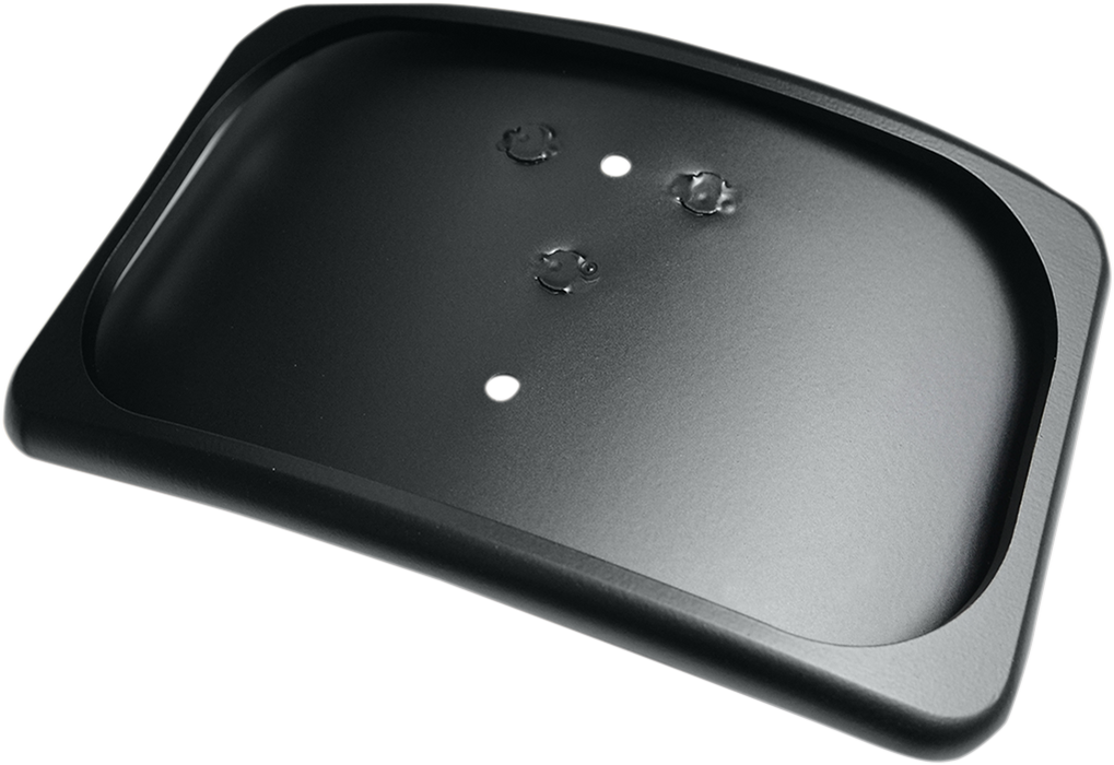 DRAG SPECIALTIES License Plate Mount - 3 Hole - Flat Black 2030-1013