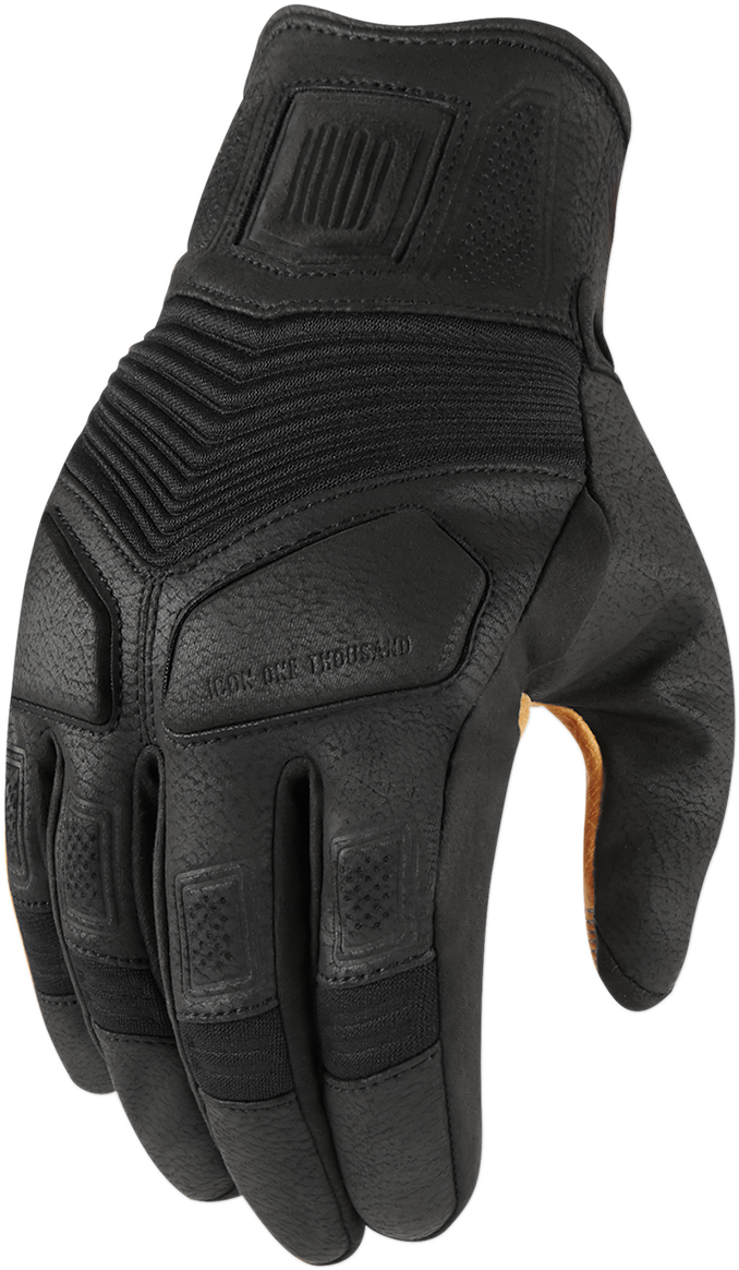 ICON Nightbreed™ Motorcycle Gloves - Black - 2XL 3301-3573