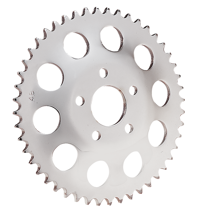 DRAG SPECIALTIES Rear Wheel Sprocket - 49-Tooth - Chrome 19432P