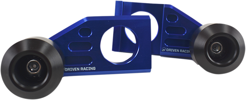 DRIVEN RACING Axle Block Sliders - Yamaha - Blue DRAX-118-BL