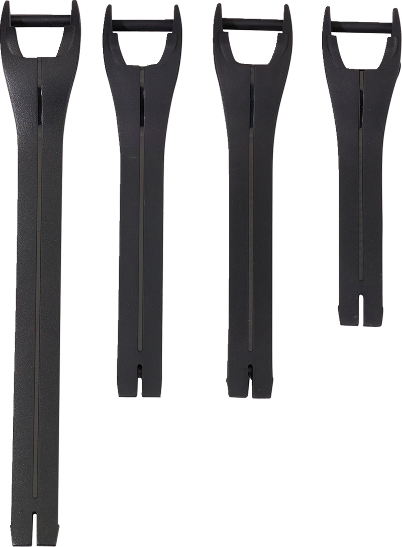 MOOSE RACING Qualifier Boot Strap Kit - Black - Size 7-9 3430-1011