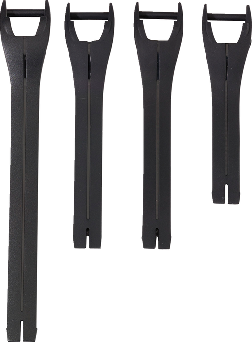 MOOSE RACING Qualifier Boot Strap Kit - Black - Size 7-9 3430-1011