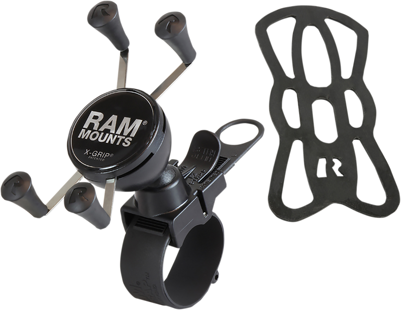 RAM MOUNTS X-Grip Phone Mount with Rail Mount RAP-SB-187-UN7