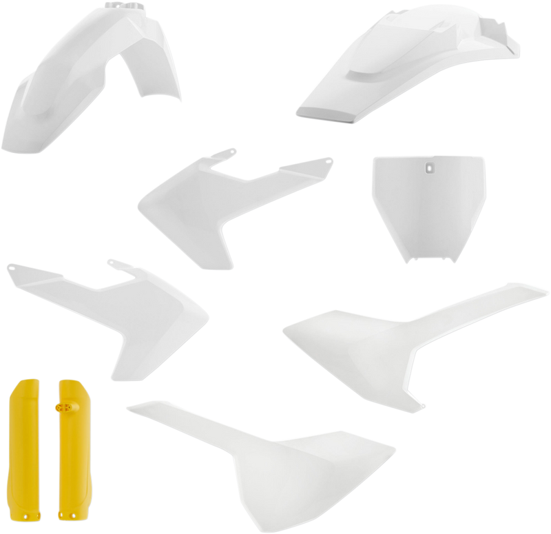 ACERBIS Full Replacement Body Kit - OEM White/Yellow 2462605909