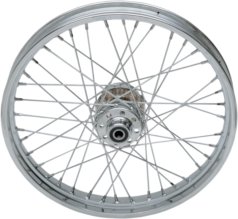 DRAG SPECIALTIES Front Wheel - Single Disc/No ABS - Chrome - 21"x2.15" 64439