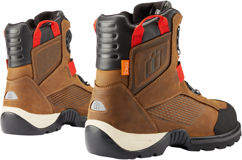 ICON Stormhawk Boots - Brown - Size 9 3403-1164