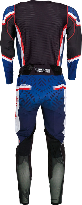 MOOSE RACING Agroid Jersey - Red/White/Blue/Black - XL 2910-7405