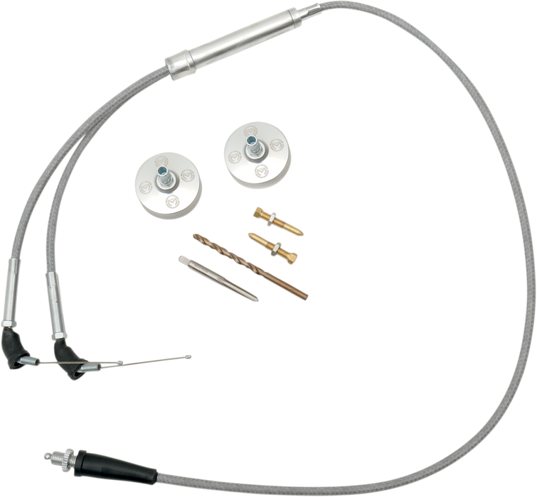 MOOSE RACING Carburetor Cap Kit - Polished - Yamaha 33-CRB02-POL