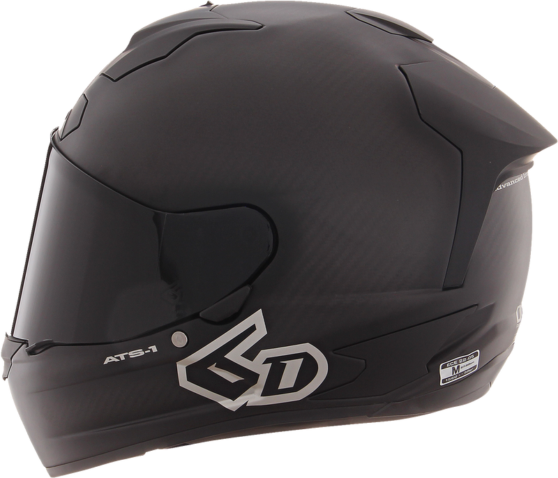 6D ATS-1R Motorcycle Helmet - Matte Black - Small 30-0985