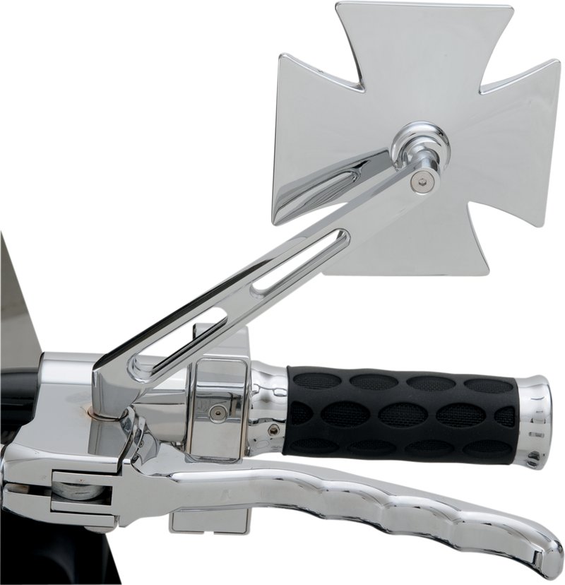DRAG SPECIALTIES Maltese Mirror - Air Stem 60-6009-BC