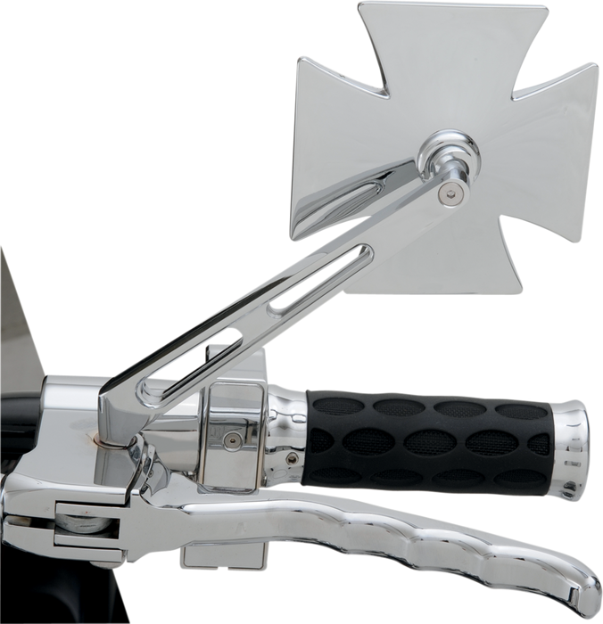 DRAG SPECIALTIES Maltese Mirror - Air Stem 60-6009-BC