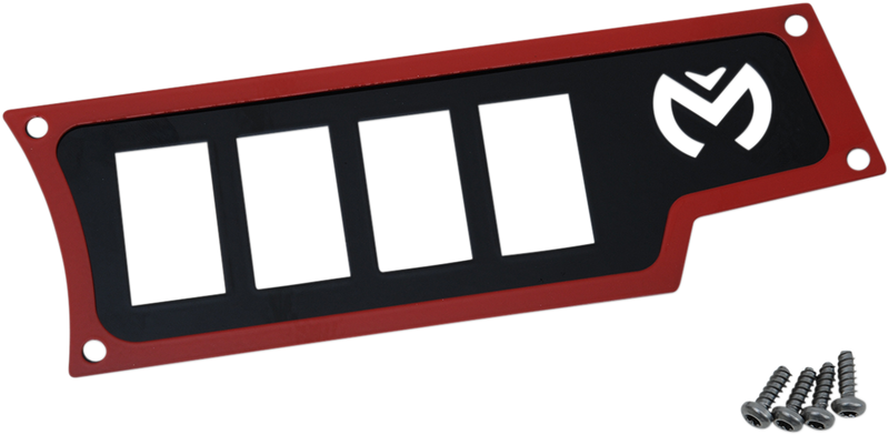 MOOSE UTILITY Dash Plate - Right - Red 100-4353-PU