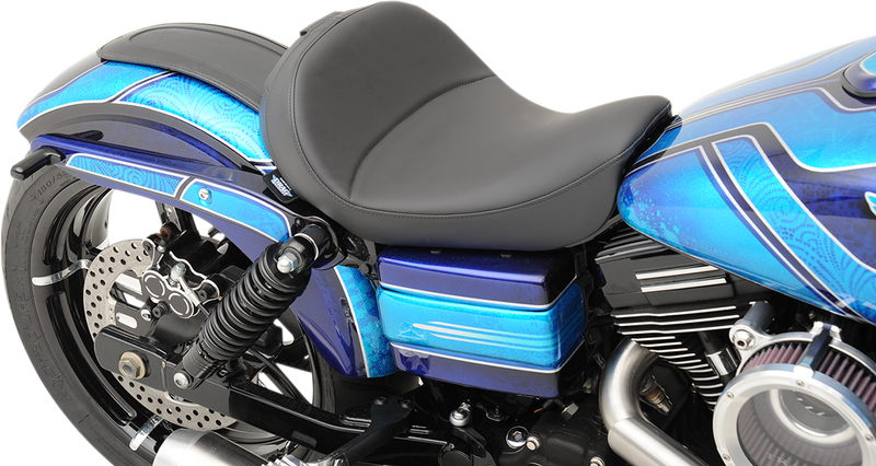DRAG SPECIALTIES Solo Seat - Mild Stitched - Driver's Backrest - FXD USE P-PADS 08030342,0353 0803-0555