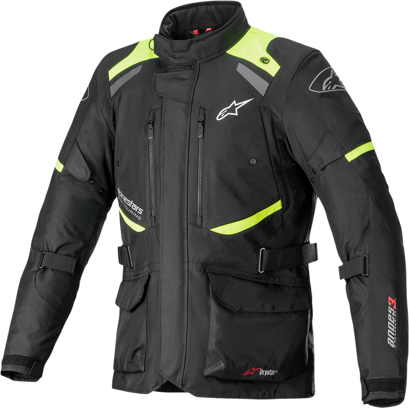ALPINESTARS Andes v3 Jacket - Black/Yellow - 4XL 3207521-155-4X