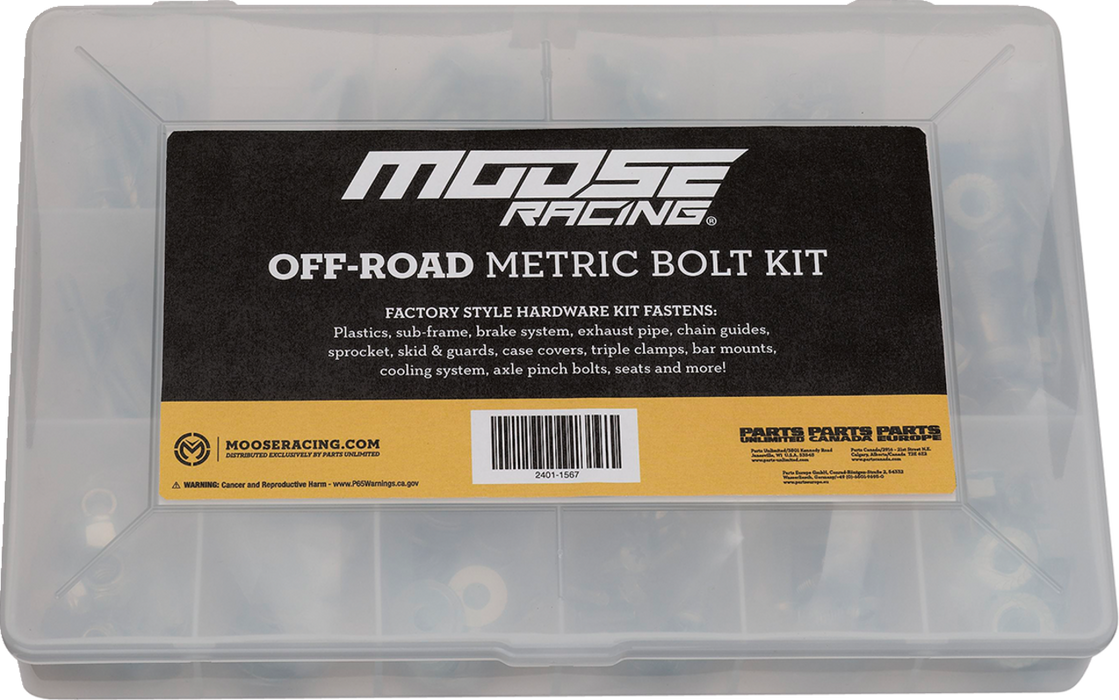 MOOSE RACING Bolt Kit - Metric BKP-02