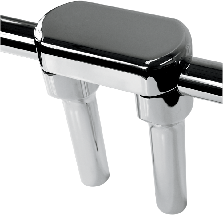 LA CHOPPERS Risers - Hefty - Top - 6" - Chrome LA-7446-06