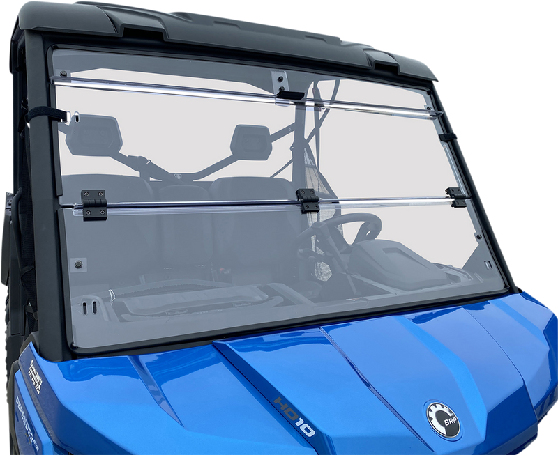 MOOSE UTILITY Full Folding Windshield - Deluxe - Defender V000268-12200M