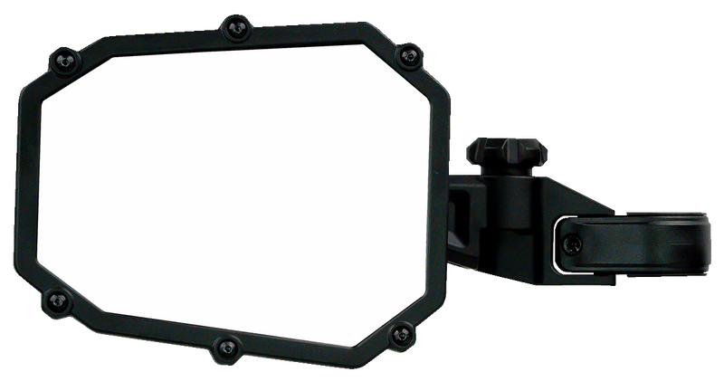 MOOSE UTILITY Mirror - Side View - Octagon - Black MUTVMIR-ES1-CCS