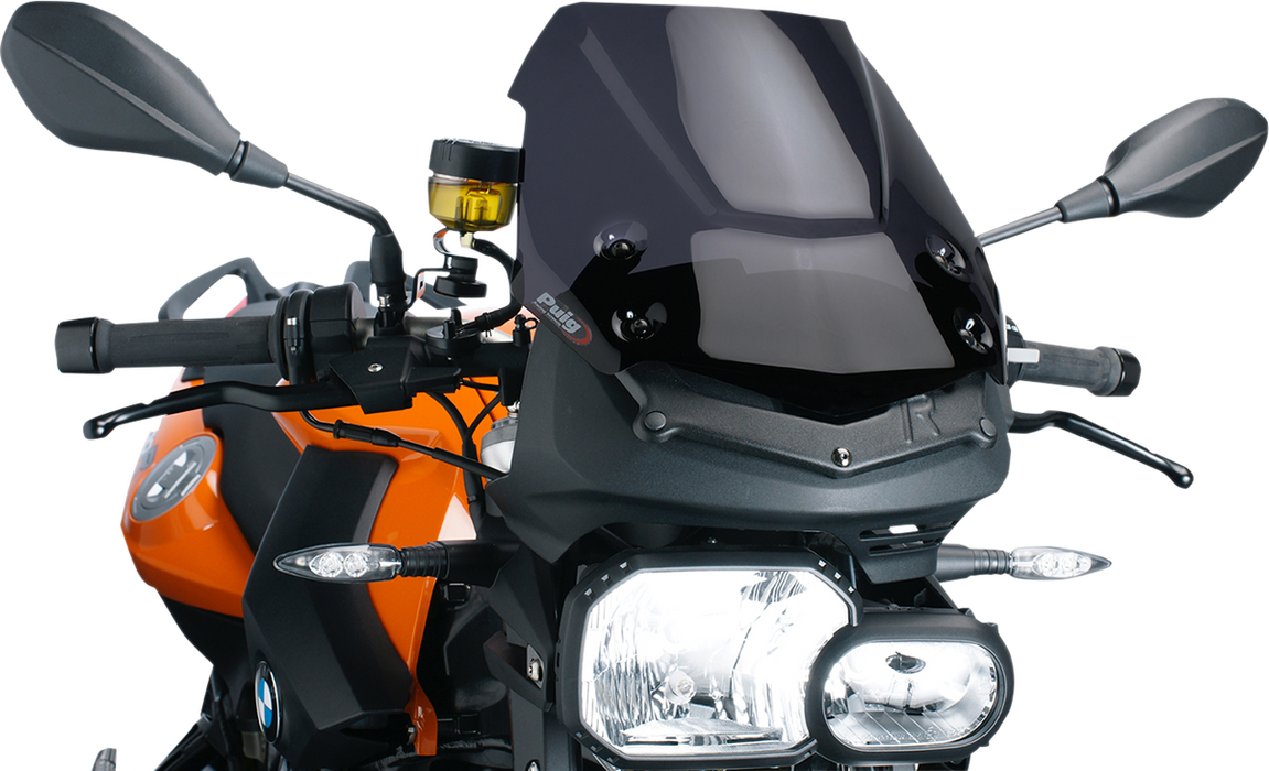 PUIG HI-TECH PARTS New Generation Windscreen - Dark Smoke - F800R 5051F