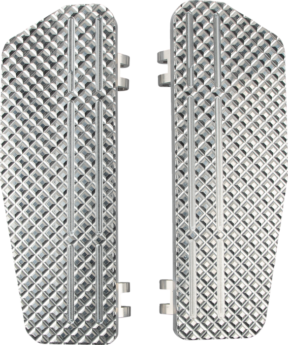 LA CHOPPERS Billet County Floorboards - Raw - FL LA-P101-00