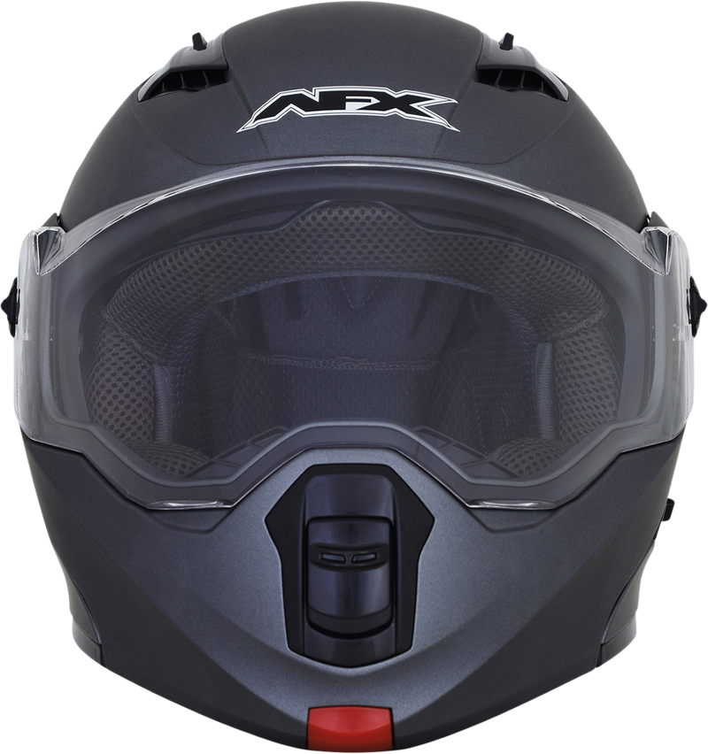 AFX FX-111 Motorcycle Helmet - Frost Gray - Large 0100-1791