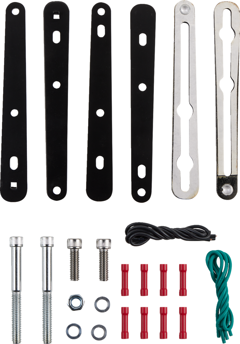 SADDLEMEN Turn Signal Relocation Kit - Sportster - Black 2020-0422