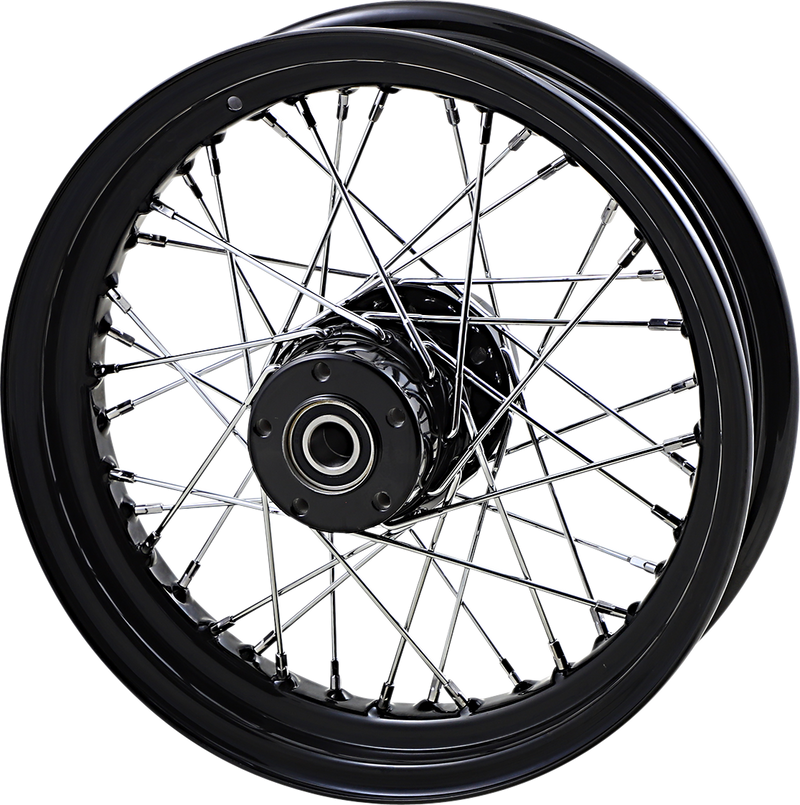 DRAG SPECIALTIES Rear Wheel - Single Disc/No ABS - Black - 16"x3.00" - '02-'07 FLT 64350AB