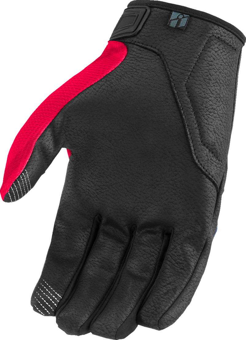 ICON Hooligan™ CE Tejas Libre Motorcycle Gloves - Blue - Medium 3301-4717