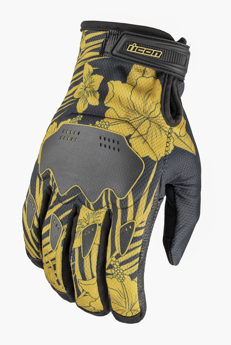 ICON Hooligan Kaonohi™ Motorcycle Gloves - Black - Medium 3301-4779