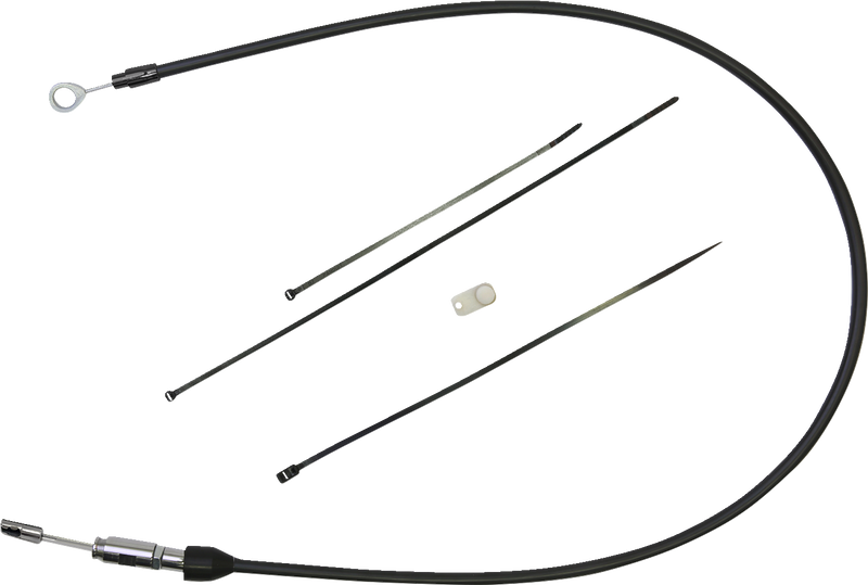 DRAG SPECIALTIES Clutch Cable - Upper - 36" - Black/Black 6323402HE