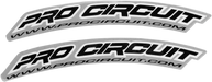 PRO CIRCUIT Front Fender Decal - .Com - Black DC0005
