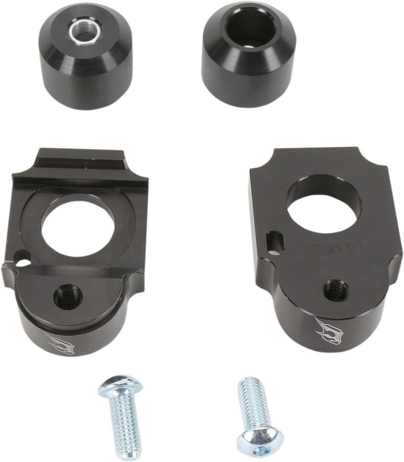 DRIVEN RACING Axle Block Sliders - Suzuki - Black  GSX 1300 R Hayabusa  1999-2022 /GSX-R  DRAX-102-BK