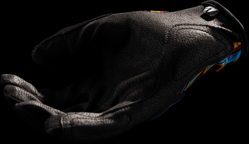 ICON Hooligan™ Lucky Lid Motorcycle Gloves - Black - Small 3301-4641