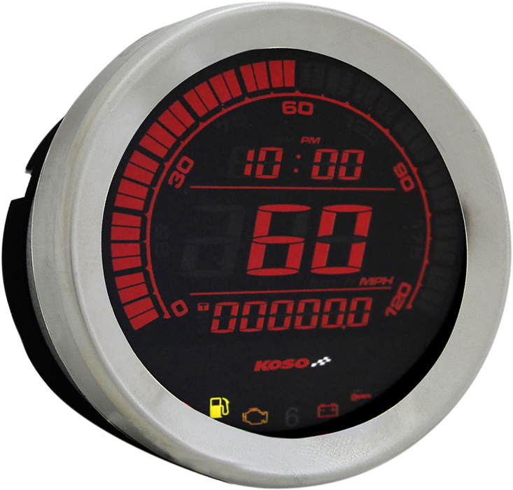 KOSO NORTH AMERICA 4" Speedometer - Chrome BA051000