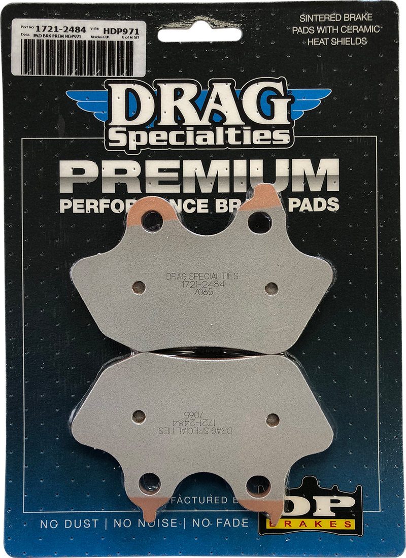DRAG SPECIALTIES Sintered Brake Pads - Softail HDP971