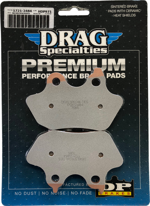 DRAG SPECIALTIES Sintered Brake Pads - Softail HDP971