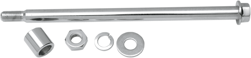DRAG SPECIALTIES Axle Kit - Rear - Chrome - '80-'86 BT 16-0270-BC