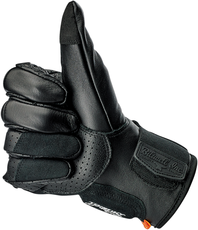 BILTWELL Borrego Gloves - Black - Small 1506-0101-302