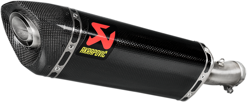 Akrapovic Exhaust Kawasaski Ninja 400 2018-2024 Muffler in Carbon Fiber S-K4SO6-APC