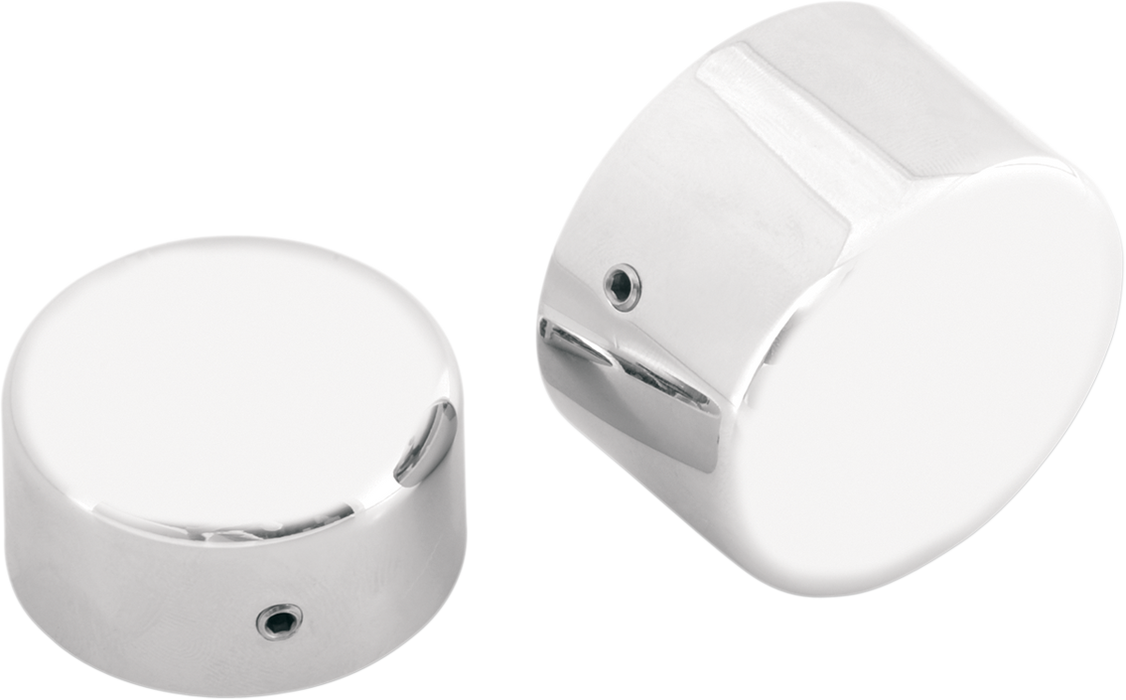 DRAG SPECIALTIES Axle Caps - Chrome - Rear W16-0332