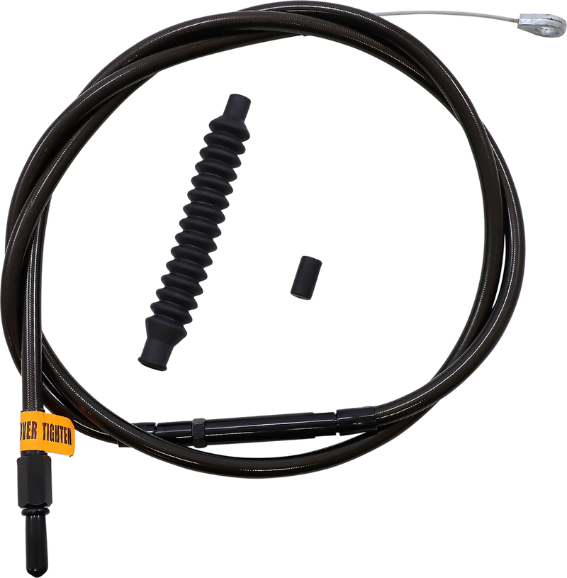LA CHOPPERS Clutch Cable - 12" - 14" Ape Hanger Handlebars - Midnight LA-8010C13M