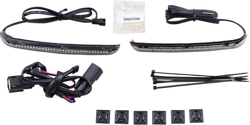 CIRO Bag Light Blades - Red Turn Signals 40039