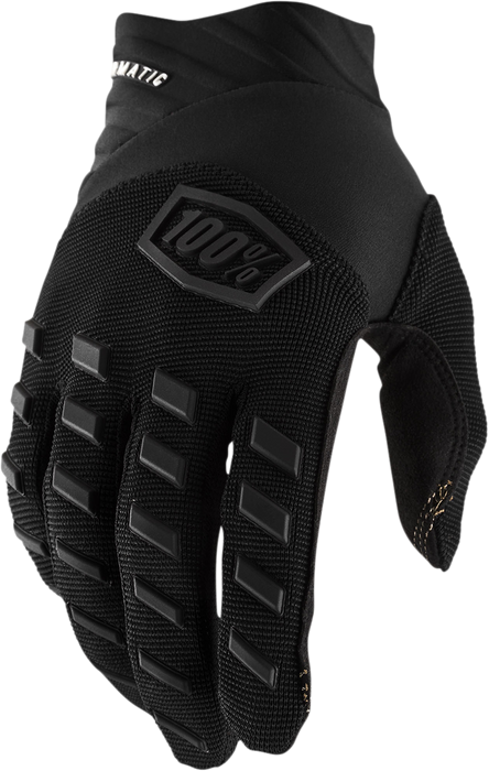 100% Youth Airmatic Gloves - Black/Charcoal - XL 10001-00003
