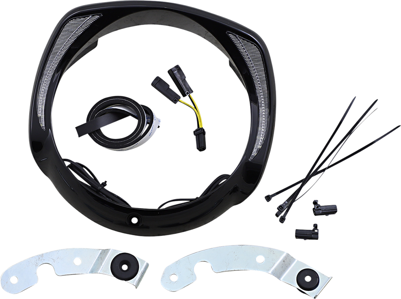 CIRO Headlight Bezel - Black 45201